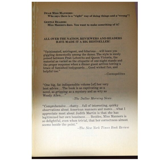 Miss Manners’ Guide to Excruciatingly Correct Behavior Vintage  Etiquette - Picture 4 of 7